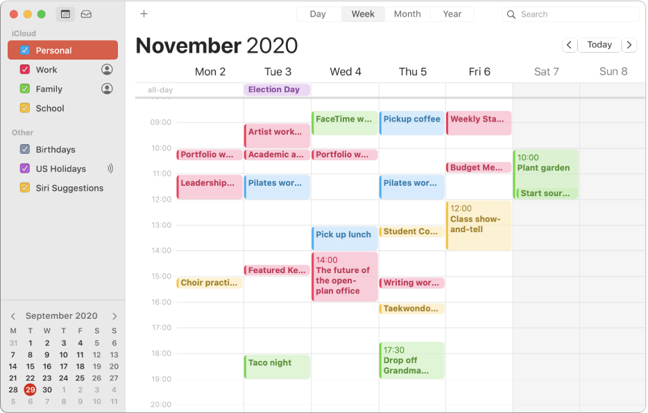 cozy calendar for mac